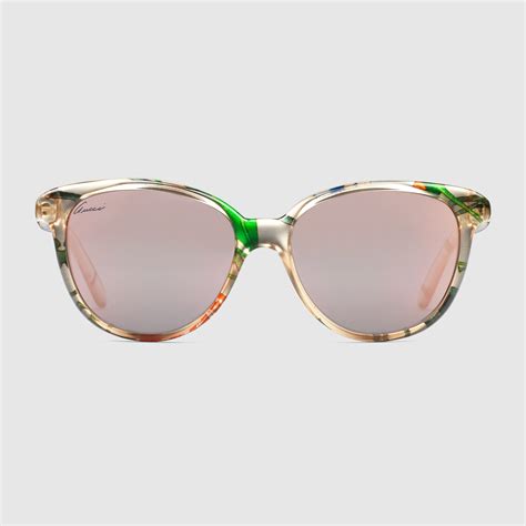 gucci floral silk sunglasses|Gucci sunglasses official website.